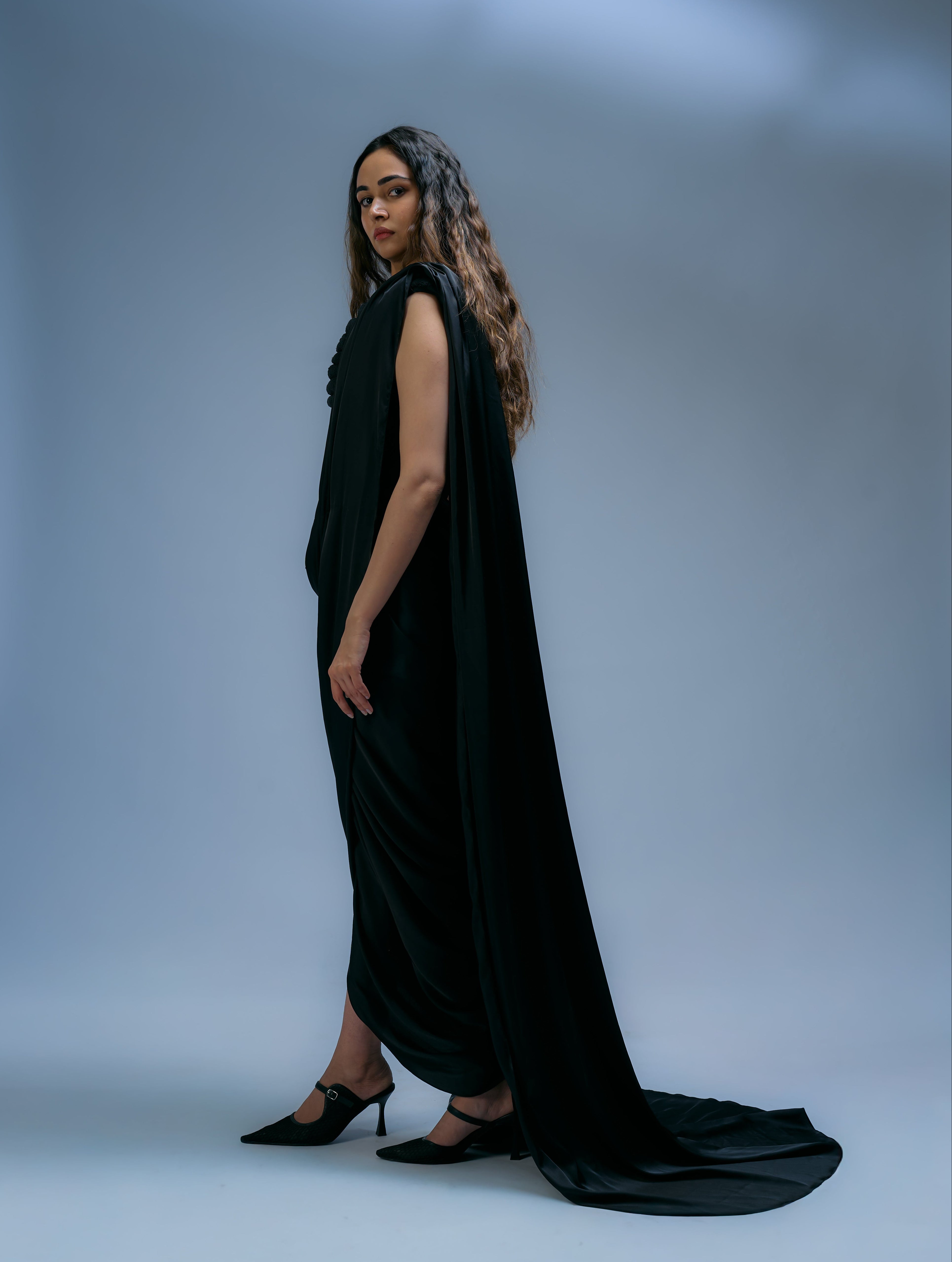 Resilience Form Saree Gown