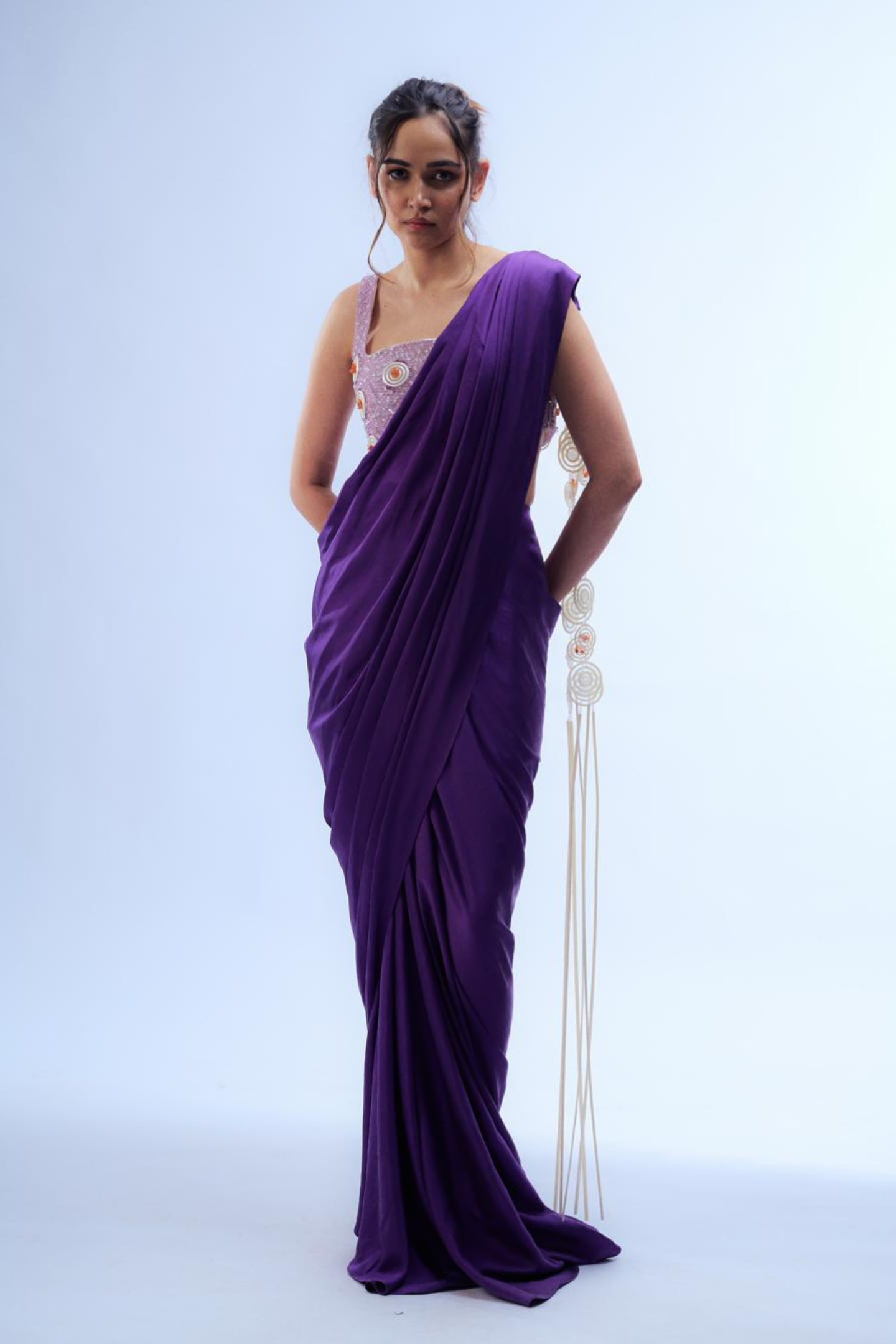 Elemental Flow Saree